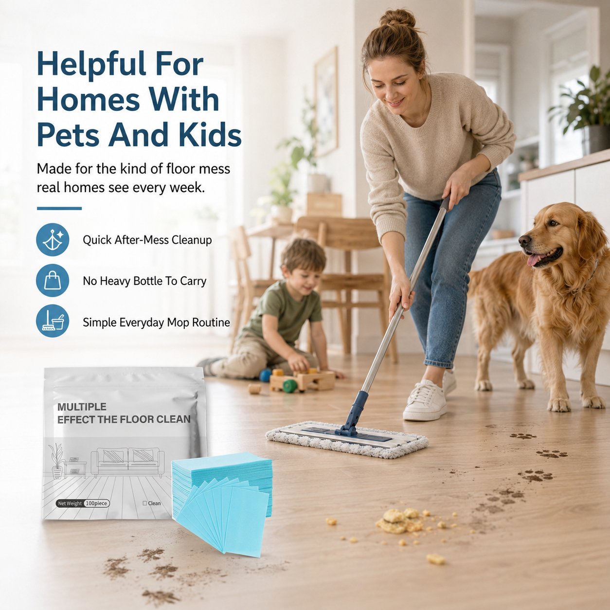 100-Piece Multi-Surface Floor Cleaning Tablets
