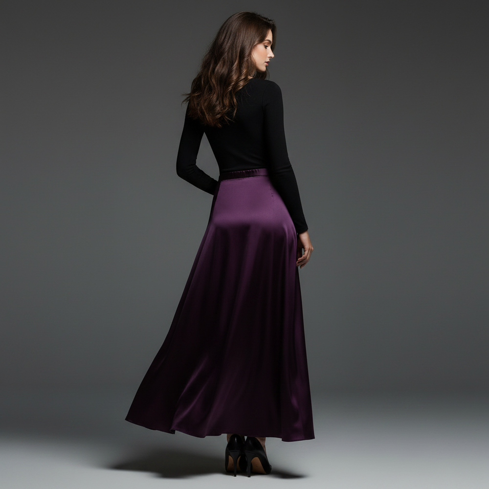 Model Back View Brunette