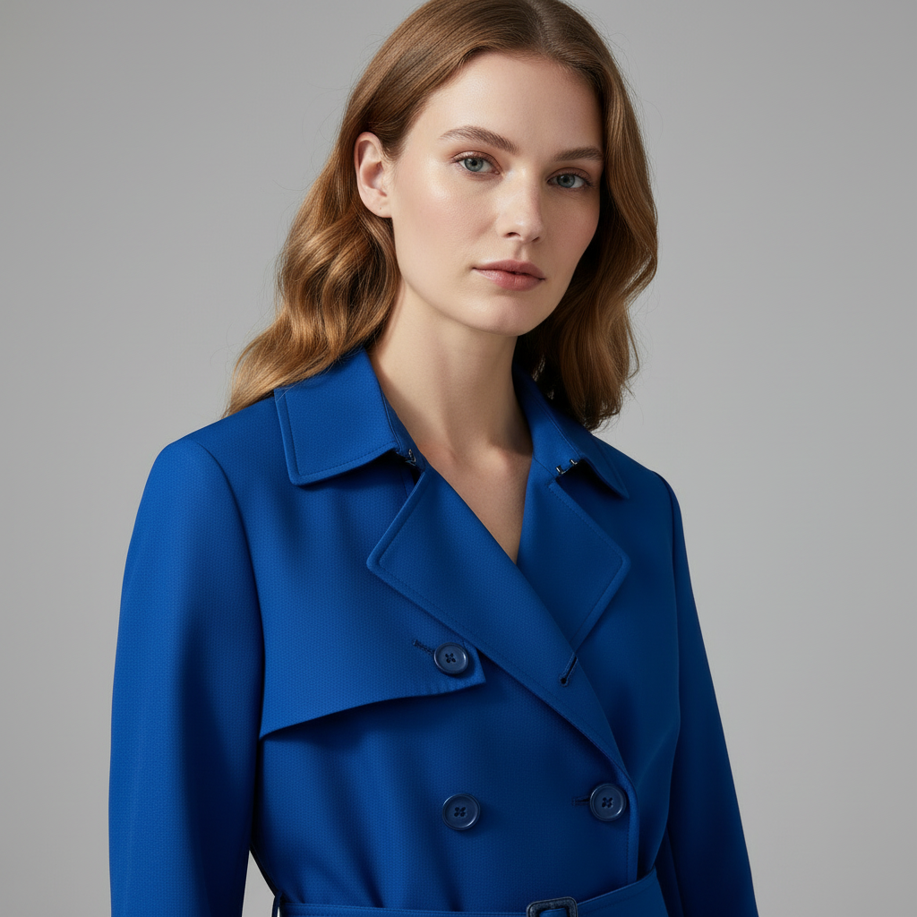 Model Close-Up Lapel Detail