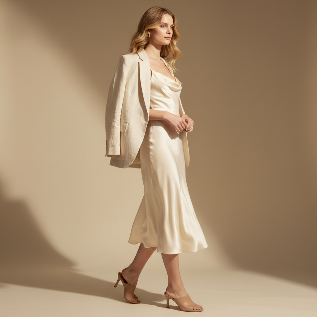 Model Side View Blazer