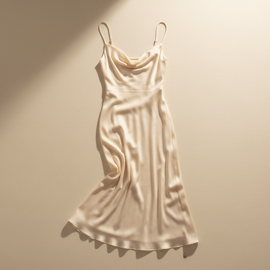 Silk Midi Dress